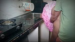 Indian wife and husband fight for fucking in kitchen hard core doggy style anal fuck pussy fucked strong dick telugu fuckers