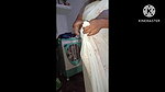 Indian Telugu aunty saree chenging