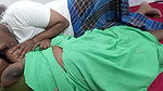 Green saree house wife pussy licking orgasm