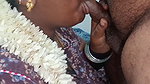 Cock hungry Tamil wife deep sucking and hard doggy fucking