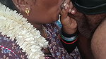 Cock hungry Tamil wife deep sucking and hard doggy fucking