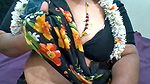 Andhra Lanja Block Blouse Saree Aunty Bigboobs Bouncing Rubbing Massage Shaking Show For Stepbrother Dirty Talks