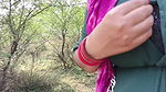 18 year Old Girlfriend fucked First Time In Jungle outdoor Hindi sex video