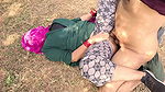 18 year Old Girlfriend fucked First Time In Jungle outdoor Hindi sex video