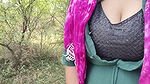 18 year Old Girlfriend fucked First Time In Jungle outdoor Hindi sex video