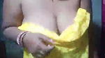Desi yellow saree open blouse hot aunty romance dirty talking for fucking pussy fingering big boobs pressing telugu fuckers