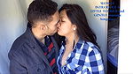british indian couple passionate kissing