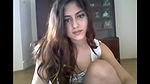 cute indian girl on webcam