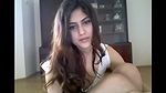 cute indian girl on webcam