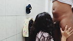 Toilet sex video with girlfriend