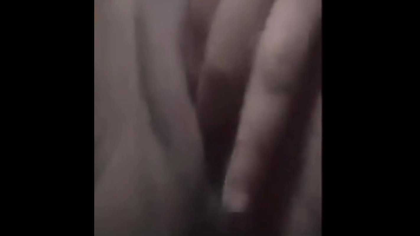 In the morning I cut my hairy pussy and pussy fingering