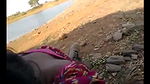 desi villaga bhabhiucking cock in open near river