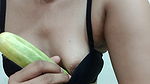 Bengali girl sex by herself with cucumber