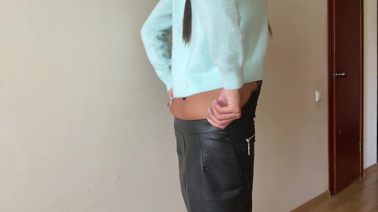 slender girl is going on a date