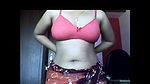 indian bhabhi changing dress