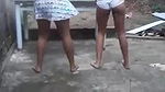 indian booties dacing in open