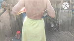 Anita yadav bathing before oil massage
