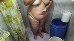 bbw woman in shower