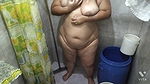 bbw woman in shower