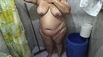 bbw woman in shower