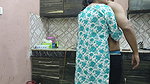 Beautiful Indian Step Mom Pussy and Ass Fucked Hard by Step Son while he is in kitchen Hindi