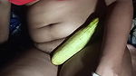 Bhabhi Herself Had Fun with a Big Cucumber