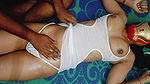 Bhabhi’s oil massage and boobs massage