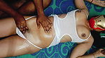 Bhabhi’s oil massage and boobs massage