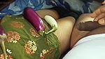 Brother-in-law fucked sister-in-law’s pussy by putting thick brinjal