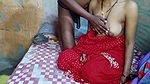 Brother-in-law fucks sister-in-law with his big cock wearing red saree