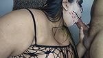 catrina blowjob on halloween