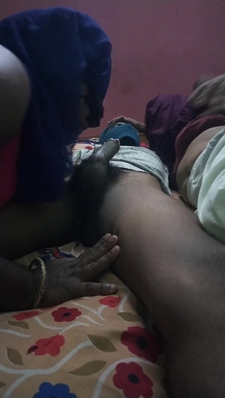 Cock sucking threesome hot Tamil dirty talking