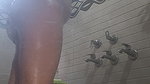 college girl in tha shower