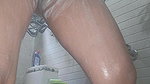 college girl in tha shower