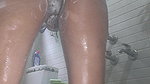 college girl in tha shower