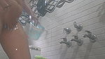 college girl in tha shower