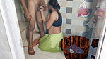 Desi Indian thirsty sister-in-law left while bathing