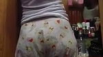 my real wife ass in pajama