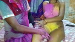 Desi real sex video On the day of Holi, brother-in-law applied Abir on sister-in-law’s breasts and had a lot of fun