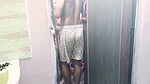 Indian hot bhabi was taking a bath when the brother-in-law did not have control and left it in the bathroom