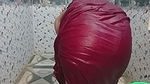 Indian young bhabhi bathing in petticoat bath