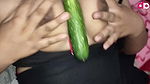 Hot Bhabhi Fucking & Fingering Masturbations in Her Pussy With Kheera Vegetable Sex Hard Fucking & Squirting
