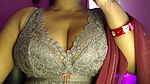 Hot Bhabhi Bares Her Boobs and Presses Them