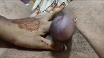 Hand job by Desi girl newly married couples