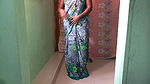 Green saree