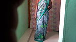Green saree