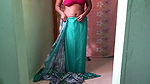Green saree