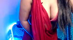Desi solo girl half-opens her clothes, exposes her hot boobs, nipples and fucks her pussy with a vibrator
