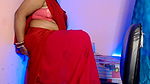 Desi solo girl half-opens her clothes, exposes her hot boobs, nipples and fucks her pussy with a vibrator
