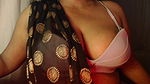 Desi hot girl fingers in pussy and pinches nipple and sucks nipple and shows milk